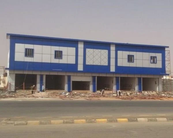 تصميم واجهات مصانع كلادينج